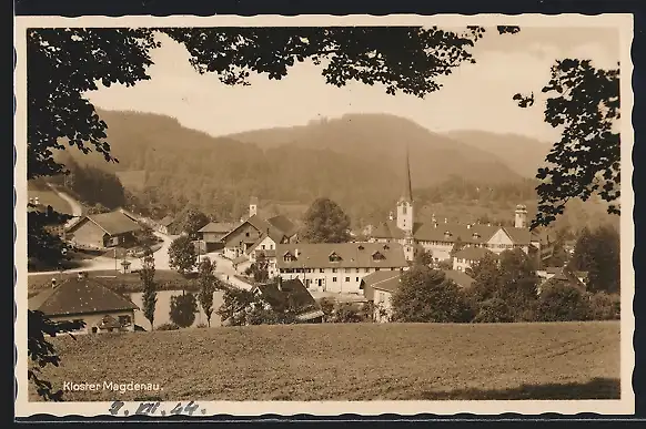AK Magdenau, Blick zum Kloster