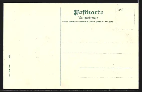 AK Basel, neue mittlere Rheinbrücke