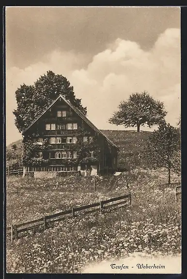 AK Teufen, Blick zum Weberheim