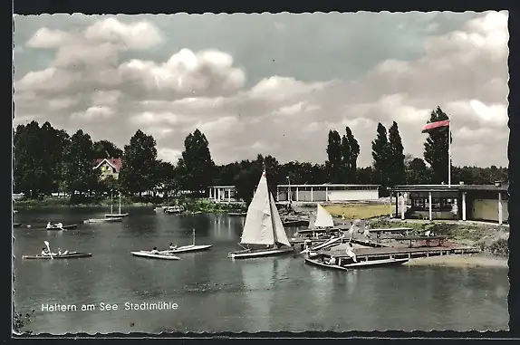 AK Haltern am See, Stadtmühle, Segelboote