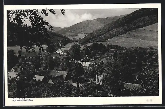 AK Dörnholthausen, Ortsansicht aus der Vogelschau