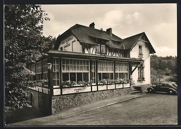 AK Bad Honnef a. Rh., Hotel Jagdhaus im Schmelztal Hans Pohl