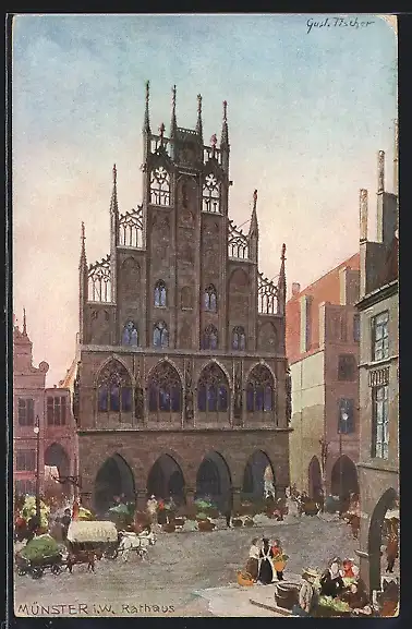 AK Münster i. W., Rathaus