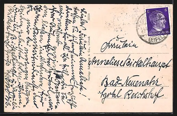 AK Gerolstein /Eifel, Teilansicht mit Kirche