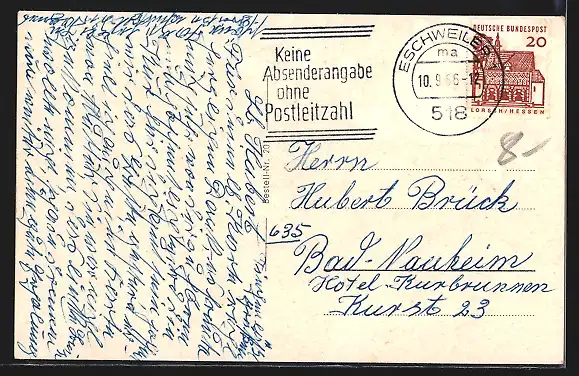 AK Eschweiler /Rhld, Am Talbahnhof