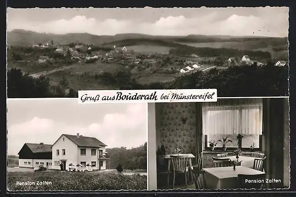 AK Bouderath, Pension Zalfen, Ortspanorama