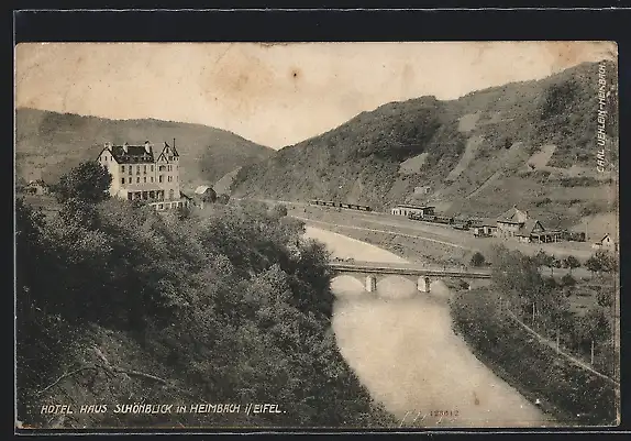 AK Heimbach i. Eifel, Hotel Haus Schönblick