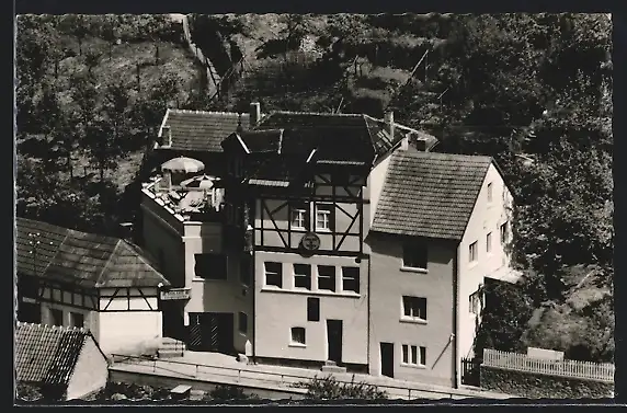 AK Heimbach /Eifel, Hotel-Pension Haus Käte Fr. Hannelore Kamphausen