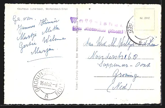 AK Woffelsbach, Partie am Rursee