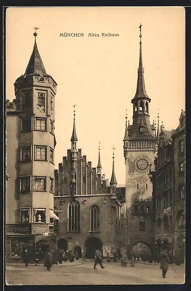 AK München, Altes Rathaus