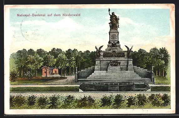 AK Rüdesheim, Niederwalddenkmal