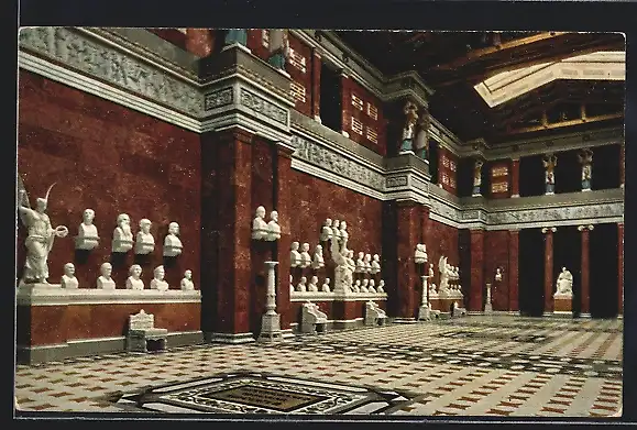 AK Walhalla, Innenansicht der linken Seite