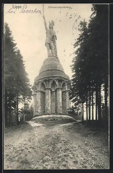 AK Lippe, Teutoburger Wald, Hermanns-Denkmal