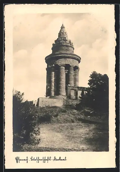 AK Eisenach, Burschenschafts-Denkmal mit naher Umgebung