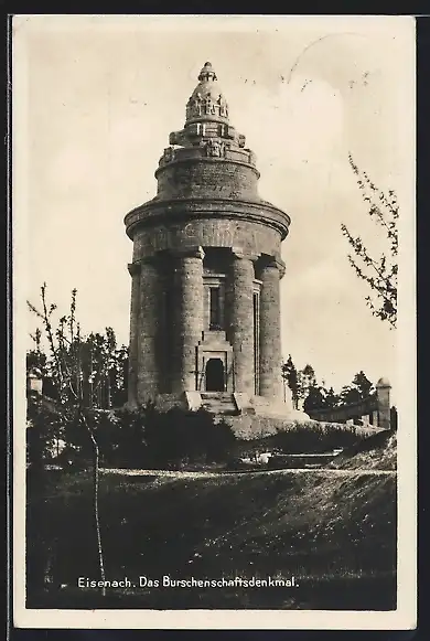 AK Eisenach, Das Burschenschaftsdenkmal