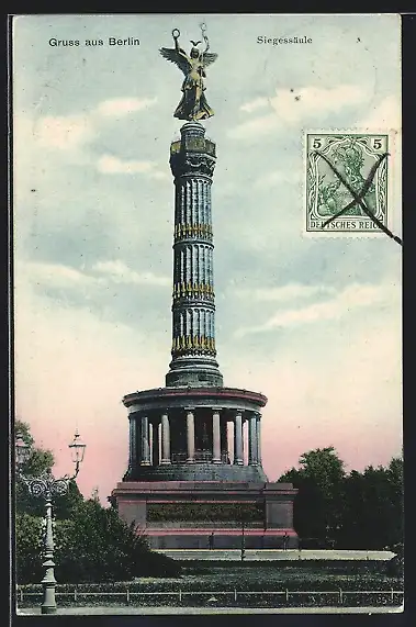 AK Berlin-Tiergarten, Siegessäule