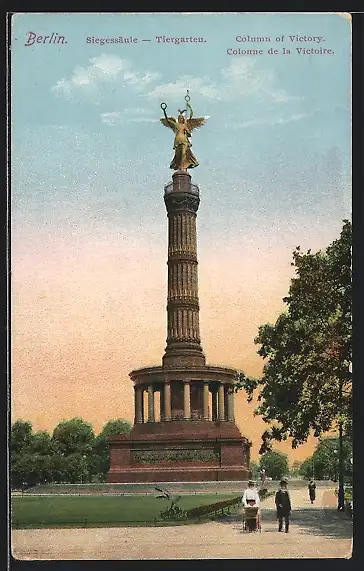 AK Berlin-Tiergarten, Siegessäule