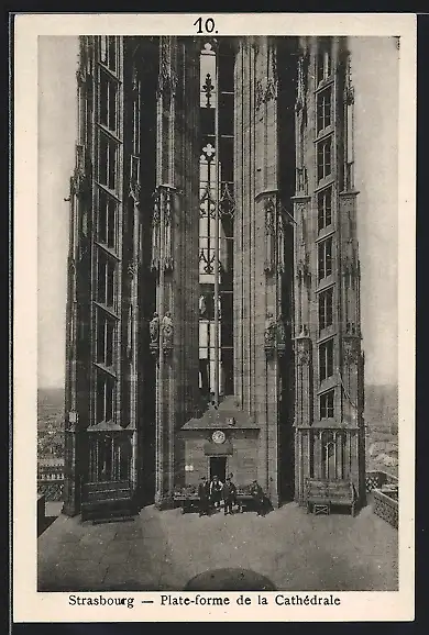 AK Strasbourg, Plate-forme de la Cathédrale