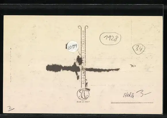 AK Napoli, Il Vesuvio visto dall`Aeroplano