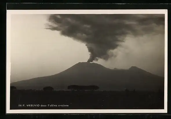 AK Vesuvio dopo l`ultima eruzione, Vulkan