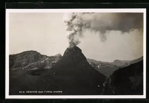 AK Vesuvio dopo l`ultima eruzione, Vulkan