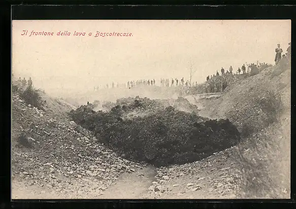 AK Boscotrecase, Il frontone della lava a Boscotrecase, Vulkan