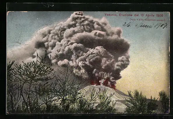 AK Vesuvio, Eruzione del 10 Aprile 1906