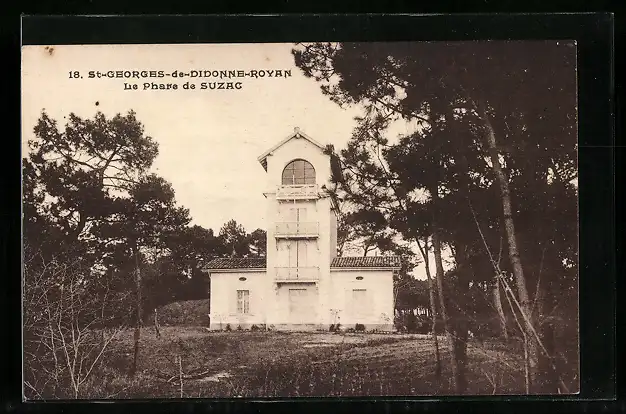 AK St-Geroges-de-Didonne-Royan, Le Phare de Suzac, Leuchtturm