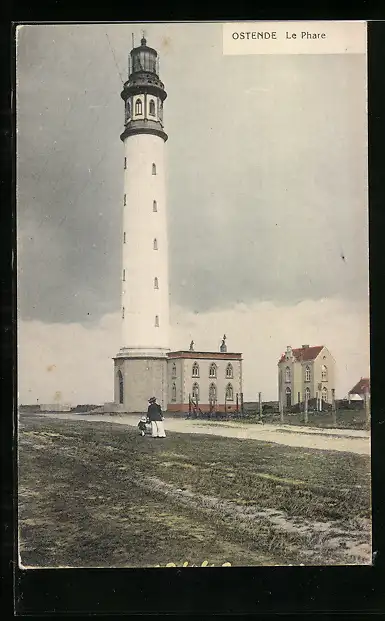 AK Ostende, Le Phare, Leuchtturm
