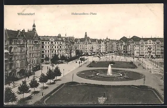 AK Berlin-Wilmersdorf, Hohenzollern-Platz