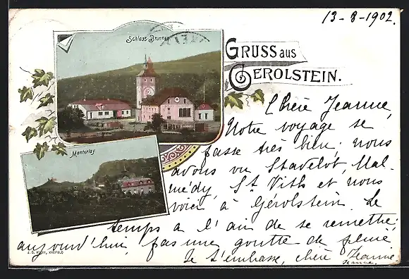 AK Gerolstein, Schloss Brunnen, Munterlay