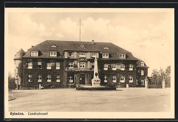 AK Opladen, Teilansicht mit Landratsamt