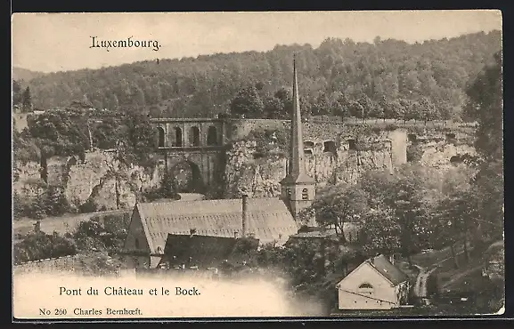 AK Luxembourg, Pont du Château et le Bock