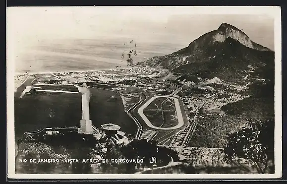 AK Rio de Janeiro, Vista Aerea do Corcovado
