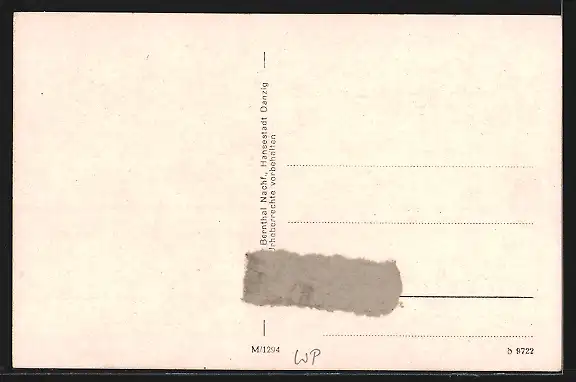 AK Danzig / Gdansk, Diele im Artushof