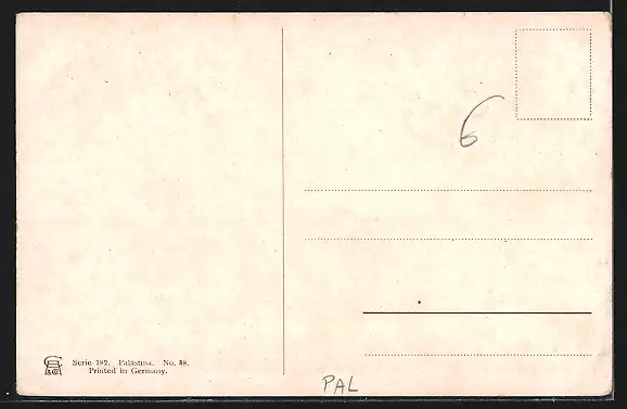 Künstler-AK F.Perlberg: Jerusalem, Stephanstor mit Händlerinnen