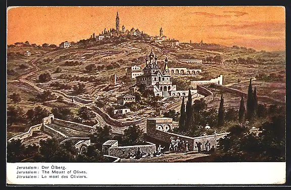 Künstler-AK F.Perlberg: Der Ölberg