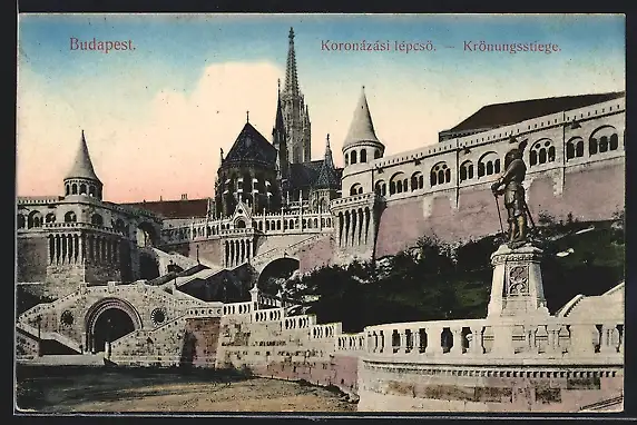 AK Budapest, Die Krönungsstiege