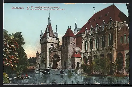 AK Budapest, K. ung. landwirtschaftliches Museum