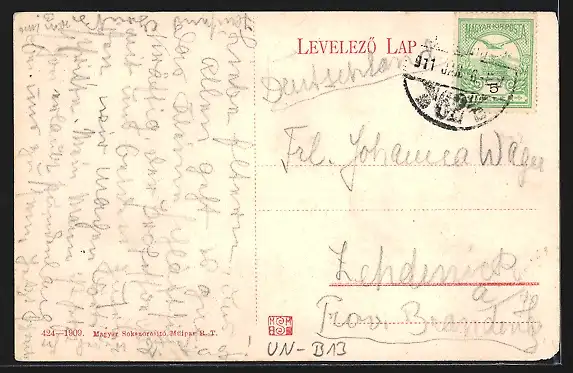 AK Budapest, Badehaus, Margarethen-Insel