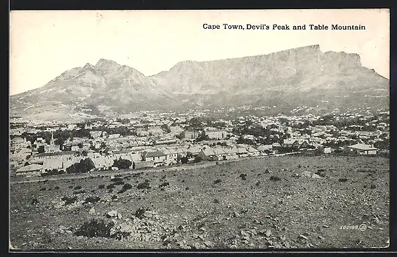 AK Cape Twon, Devil`s Peak and Table Mountain