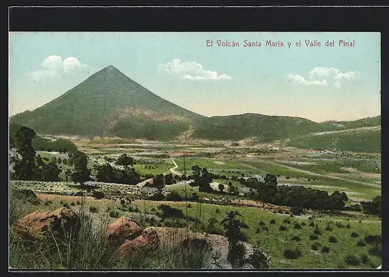 AK Mexico, El Volcan Santa Maria y el Valle del Pinal