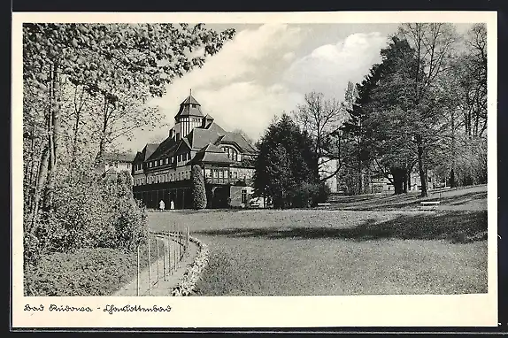 AK Bad Kudowa, Charlottenbad mit Umgebung