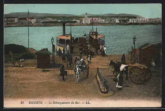 AK Bizerte, Le Debarquement du Bac