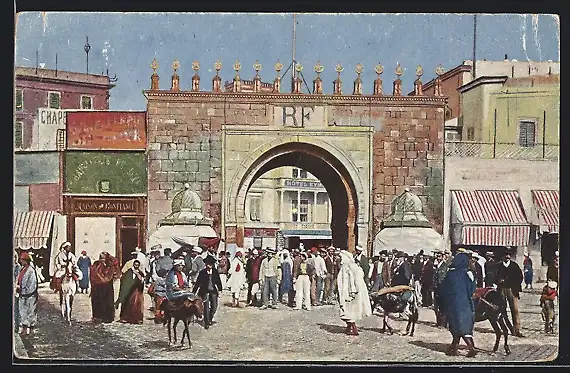 AK Tunis, Das französische Tor, La Porte de France