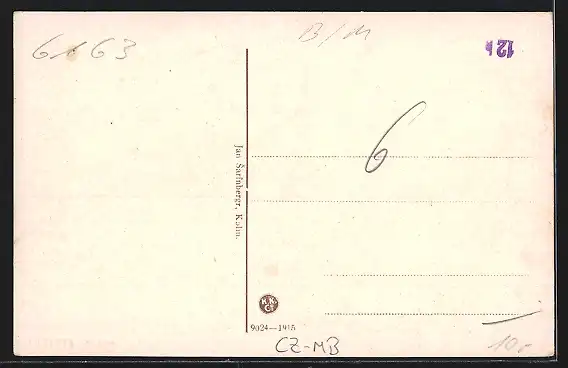 AK Kolin, Blick zum Ort