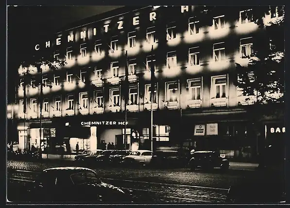 AK Karl-Marx-Stadt, Hotel Chemnitzer Hof