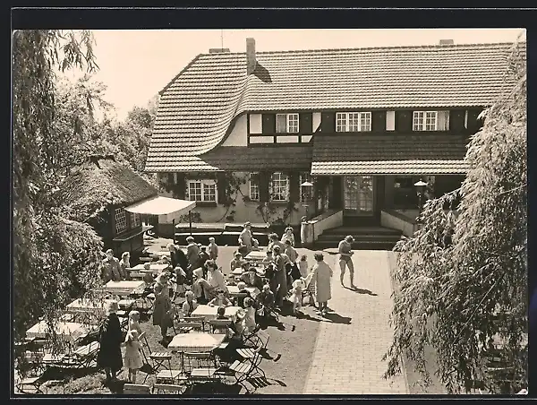 AK Lehde / Spreewald, Café Venedig