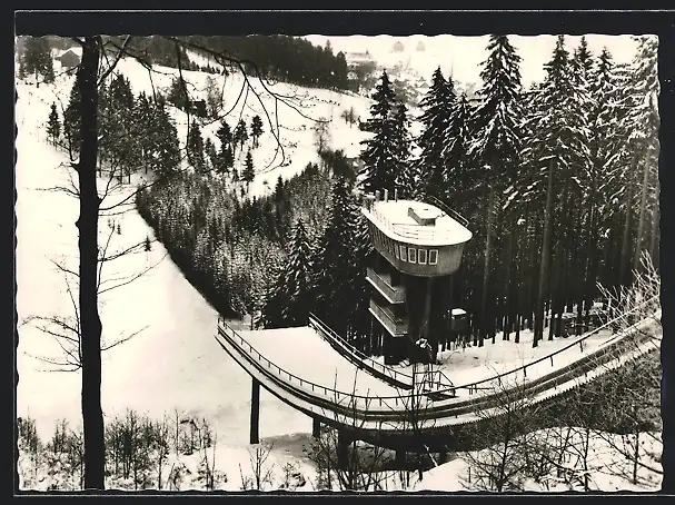 AK Klingenthal, neuerbaute Grosse Aschberg-Schanze