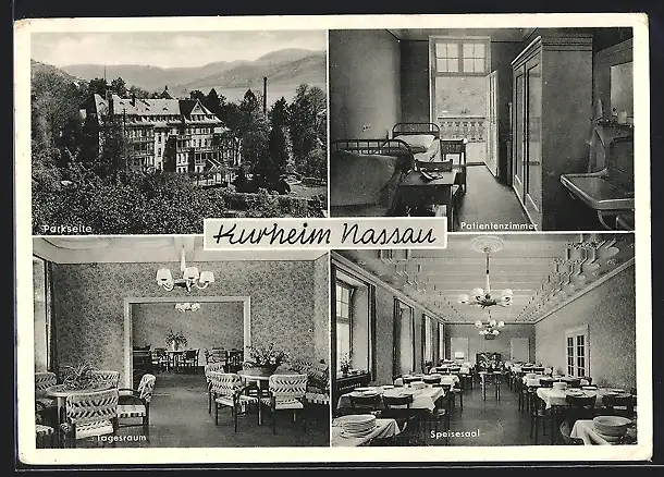 AK Nassau / Lahn, Kurheim der Landesversicherungsanstalt Rheinprovinz